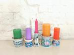 Chinees porselein bloemen romantisch brocante kaarsen, Overige materialen, Crème, Ophalen of Verzenden, Zo goed als nieuw