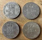 setje rijksdaalders / 2,5 gulden Willem II (1845 - 1848), Postzegels en Munten, Munten | Nederland, Ophalen, Setje, Zilver, 2½ gulden