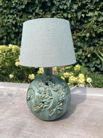 Vintage Blauw/groenelamp TE KOOP beschikbaar voor biedingen