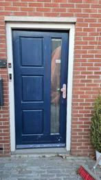 Voordeur hardhout, Doe-het-zelf en Verbouw, Deuren en Horren, Ophalen, Gebruikt, 80 tot 100 cm, Buitendeur