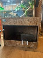 OBS Terrarium van Terrarium Tilburg met fitting, Dieren en Toebehoren, Reptielen en Amfibieën | Toebehoren, Ophalen, Gebruikt