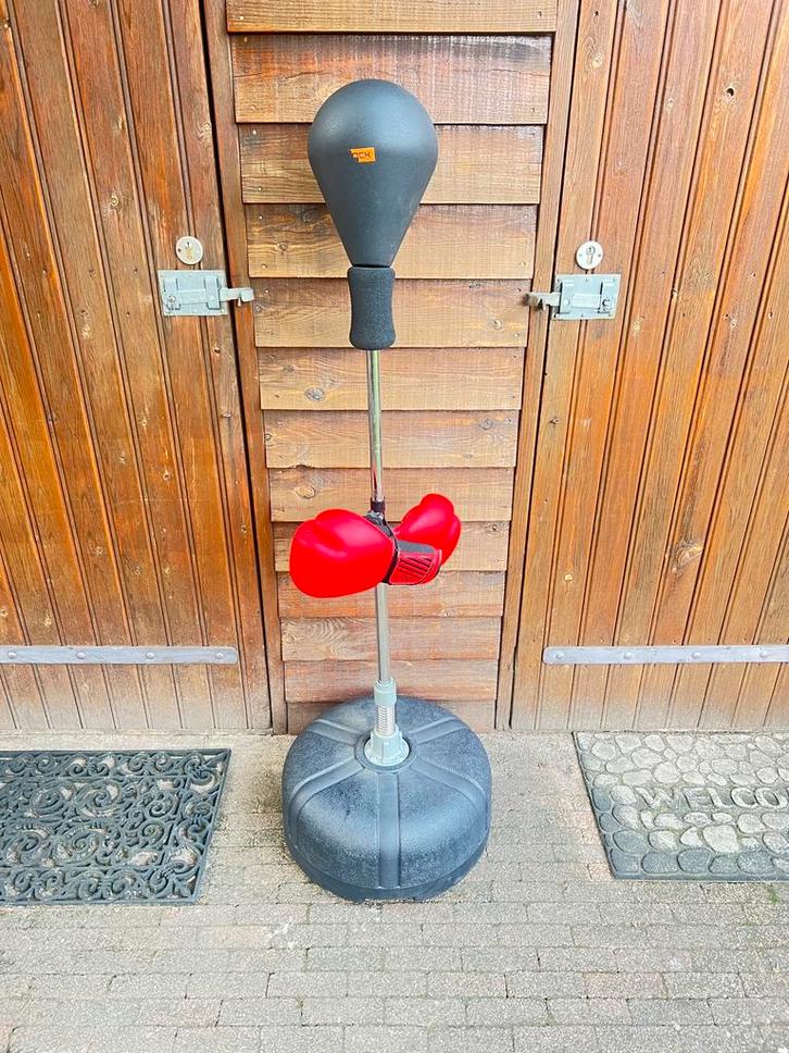 Boksbal verstelbaar, Sport en Fitness, Boksen, Gebruikt, Boksbal, Ophalen of Verzenden