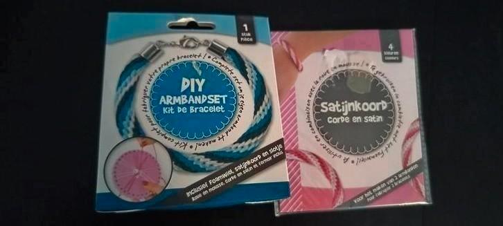 Set voor kumihimo armbanden te maken met schijf en draad, Hobby en Vrije tijd, Kralen en Sieraden maken, Nieuw, Ophalen of Verzenden