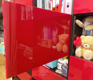 Ikea kast frontjes (8x deur + 6x lade) rood hoogglans beschikbaar voor biedingen