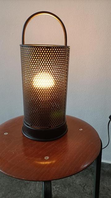 stoere zwarte design tafellamp Pilastro stijl retro lamp beschikbaar voor biedingen