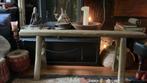 OUD CHINEES BANKJE.  133cm en breed 12cm hoog 54 cm, Huis en Inrichting, Tafels | Sidetables, Ophalen of Verzenden, Gebruikt