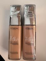 L’oreal true match foundation 1.R/1.C en 2.R/2.C nieuw!!!, Ophalen of Verzenden, Nieuw, Beige, Gehele gezicht
