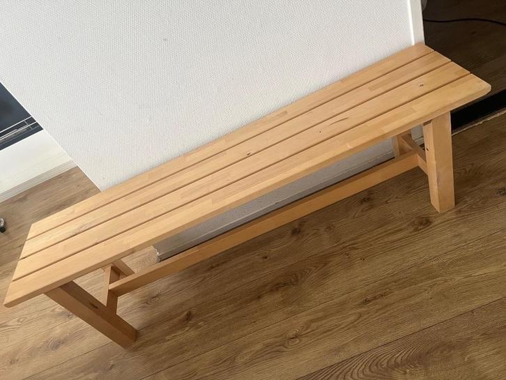 Houten bankje, Huis en Inrichting, Overige Huis en Inrichting, Gebruikt, Ophalen