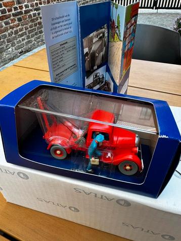 Kuifje auto  sleep truck simoun 1:43 atlas nieuw zeldzaam beschikbaar voor biedingen