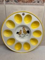 Ei Bord Rond Haan + Kip, Ophalen of Verzenden