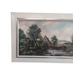 Vintage boerderij schilderij (gesigneerd), Ophalen