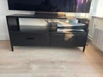Goossens Tv Meubel Zwart, Huis en Inrichting, Kasten | Televisiemeubels, Ophalen, Gebruikt, 100 tot 150 cm, Minder dan 100 cm