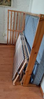 140x180cm bed frame, Ophalen, Bruin, Tweepersoons, Zo goed als nieuw