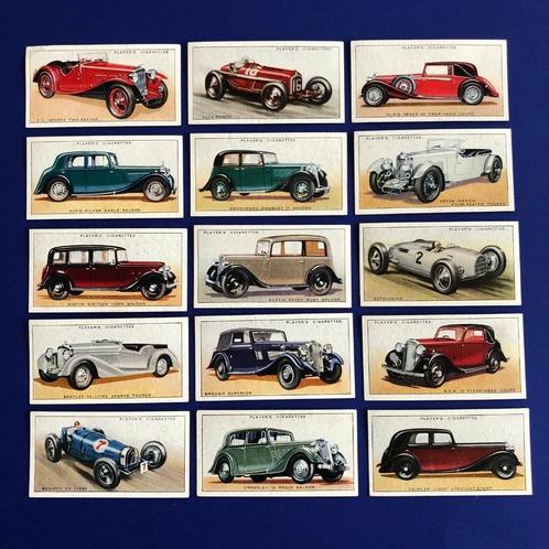 Players Cigarette cards Autoplaatjes Oldtimers, Verzamelen, Automerken, Motoren en Formule 1, Zo goed als nieuw, Auto's, Verzenden