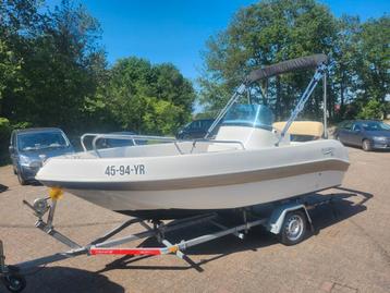 Consoleboot Aquamar met trailer 40 pk beschikbaar voor biedingen