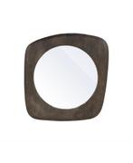 By Boo Spiegel Moku Bruin - Stijlvolle Wandspiegel, Huis en Inrichting, Woonaccessoires | Spiegels, Nieuw, Ophalen of Verzenden