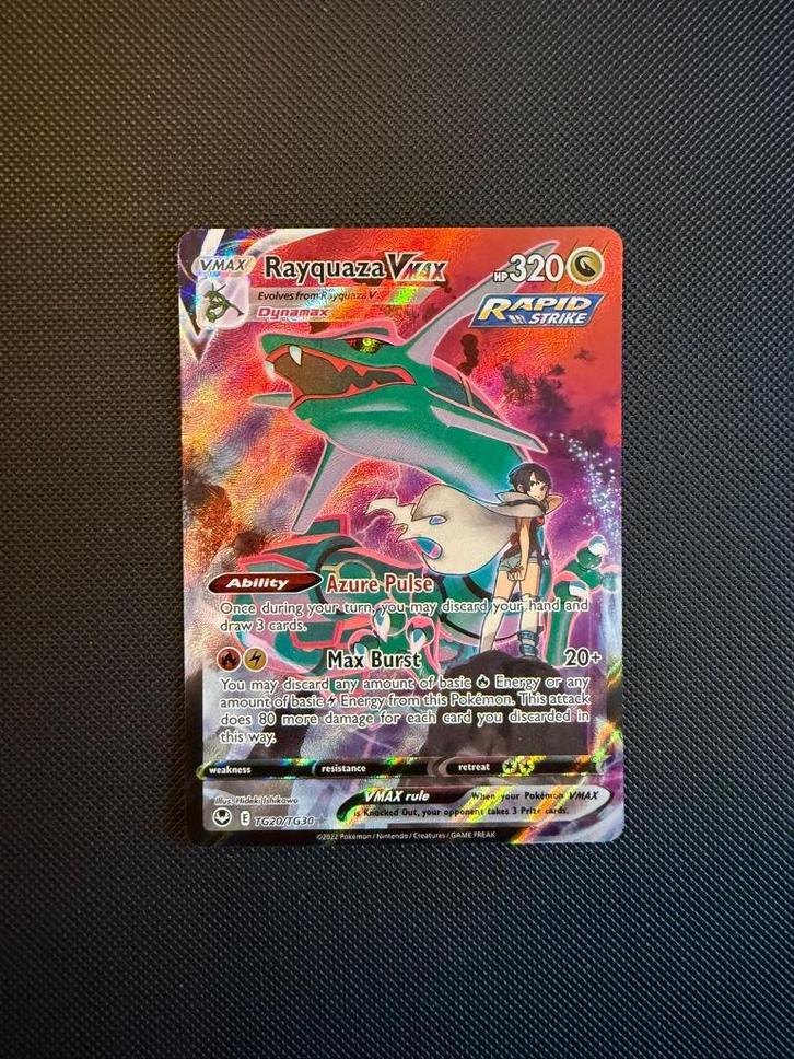 Rayquaza - Silver Tempest - #TG20, Hobby en Vrije tijd, Verzamelkaartspellen | Pokémon, Zo goed als nieuw, Losse kaart, Foil, Ophalen of Verzenden