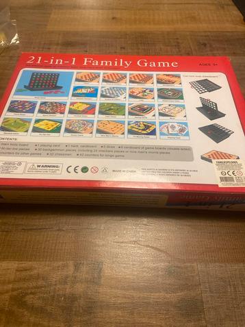 21-in-1 Familiespel - Complete Spellendoos! beschikbaar voor biedingen