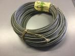 Staalkabel, Doe-het-zelf en Verbouw, IJzerwaren en Bevestigingsmiddelen, Ophalen of Verzenden, Nieuw, 250 mm of meer, Rvs