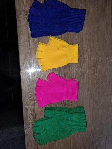 Handschoenen halve / open vingers, diverse kleuren, carnaval beschikbaar voor biedingen
