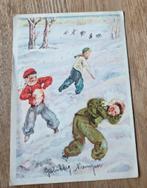 Sneeuwballen gooien - Lotte Rutting 1950 - Voor het Kind, Verzamelen, Ansichtkaarten | Themakaarten, Verzenden, 1940 tot 1960