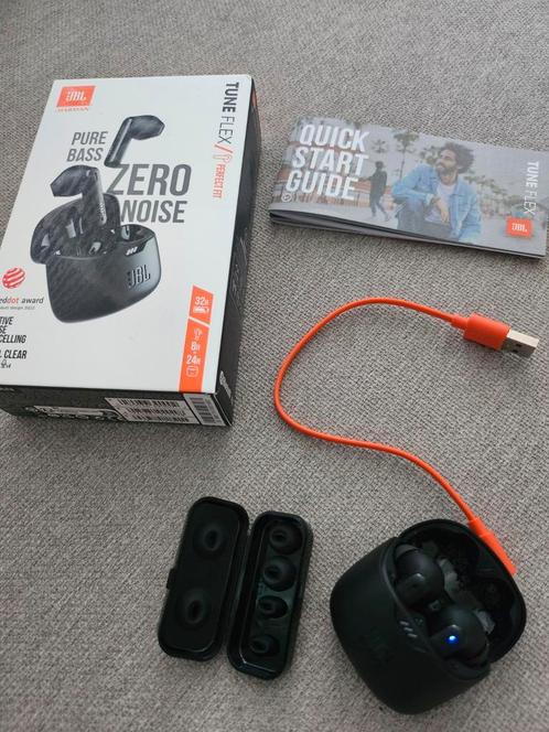 JBL tune flex noice canceling headphones, Computers en Software, Headsets, Zo goed als nieuw, Over-ear, Ophalen of Verzenden