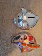 2 Spaarvarkens, Ophalen of Verzenden, Zo goed als nieuw, Steen, Aardewerk of Keramiek, Dier