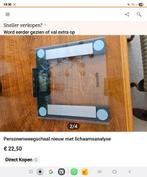 Weegschaal met lichaamsanalyse, Witgoed en Apparatuur, Weegschalen, Ophalen of Verzenden, Zo goed als nieuw, Personenweegschaal