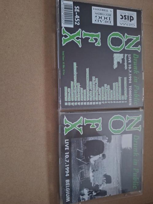 NO FX: Drunk in public ... live Tongirin 1994 cd, Cd's en Dvd's, Cd's | Hardrock en Metal, Zo goed als nieuw, Verzenden