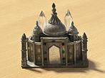 Tinnen kasteel beeldje met kristallen torentjes, Fantasy, Ophalen of Verzenden, Zo goed als nieuw