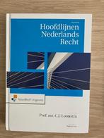 Hoofdlijnen Nederlands Recht, Nieuw, Prof.Mr.C.J. Loonstra, Ophalen of Verzenden, HBO