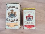 2 blikken van Droste cacao, Verzamelen, Blikken, Ophalen of Verzenden, Gebruikt, Overige, Droste