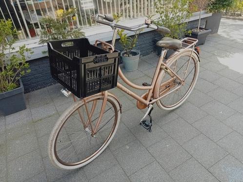 Prachtige gouden Simple Snap oma-transportfiets. AXA., Fietsen en Brommers, Fietsen | Dames | Omafietsen, Gebruikt, 50 tot 53 cm