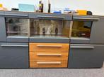 Antieke Kast met Vitrine en Lades - Stijlvol & Functioneel, Ophalen