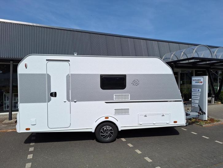 Knaus Sport 420 QD NIEUW 2025 MODEL, Caravans en Kamperen, Caravans, tot en met 3, 1000 - 1250 kg, Treinzit, Knaus, Dwarsbed, Vast bed