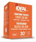6x IDEAL textielverf - oranje of paars (6 x 230 gram), Verzenden