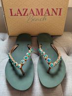 Lazamani slippers mt 39/40, Kleding | Dames, Schoenen, Slippers, Ophalen of Verzenden, Groen, Lazamani