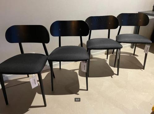 4 x Eetkamerstoel Black van De Eekhoorn, Huis en Inrichting, Stoelen, Zo goed als nieuw, Vier, Metaal, Zwart, Ophalen