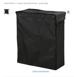 Waszak / Laundry basket, Ophalen, Zo goed als nieuw, Zwart