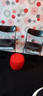 Vintage IKEA klapstoel Ted ontworpen door Niels Gammelgaard, Ophalen, Zwart