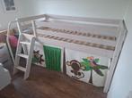 Bed hoogslaper flex inclusief jungle gordijn, Kinderen en Baby's, Kinderkamer | Stapelbedden en Hoogslapers, Ophalen, Zo goed als nieuw
