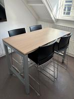 Hoge eettafel, Huis en Inrichting, Tafels | Eettafels, Ophalen, Zo goed als nieuw, Rechthoekig, 50 tot 100 cm