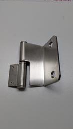 Glasdeurscharnier RVS geborsteld, Ophalen of Verzenden, Nieuw, 100 tot 250 mm, Rvs