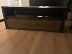 Tv Meubel Zwart + Eiken, Huis en Inrichting, Ophalen, Overige materialen, Gebruikt, 50 tot 100 cm
