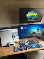 PlayStation 5 met doos en games, Spelcomputers en Games, Spelcomputers | Sony PlayStation 5, Ophalen of Verzenden, Gebruikt, Playstation 5