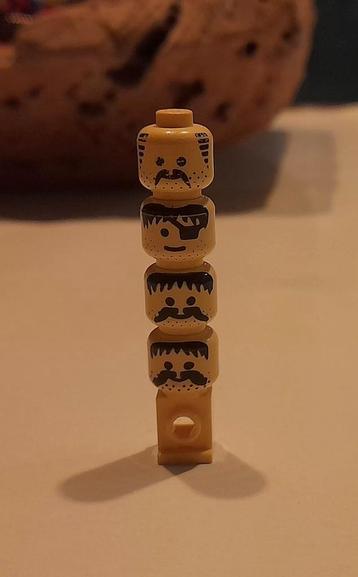 LEGO Piraten Hoofdjes - Minifiguur Onderdelen beschikbaar voor biedingen