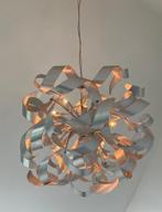 Hanglamp ICANA  Zilver Aluminium., Metaal, Zo goed als nieuw, 50 tot 75 cm, Ophalen