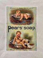 Pears soap poster, Verzamelen, Retro, Ophalen of Verzenden, Huis en Inrichting