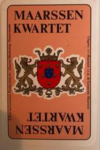 Maarssen kwartet - jaren 80 -compleet en in goede staat, Verzamelen, Speelkaarten, Jokers en Kwartetten, Ophalen of Verzenden
