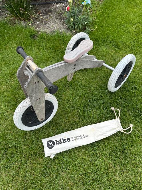 Wishbone Bike 3-in-1 – houten loopfiets, Kinderen en Baby's, Speelgoed | Buiten | Skelters, Gebruikt, Overige merken, Ophalen of Verzenden